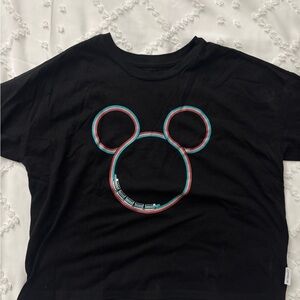 Monorail Mickey cropped shirt